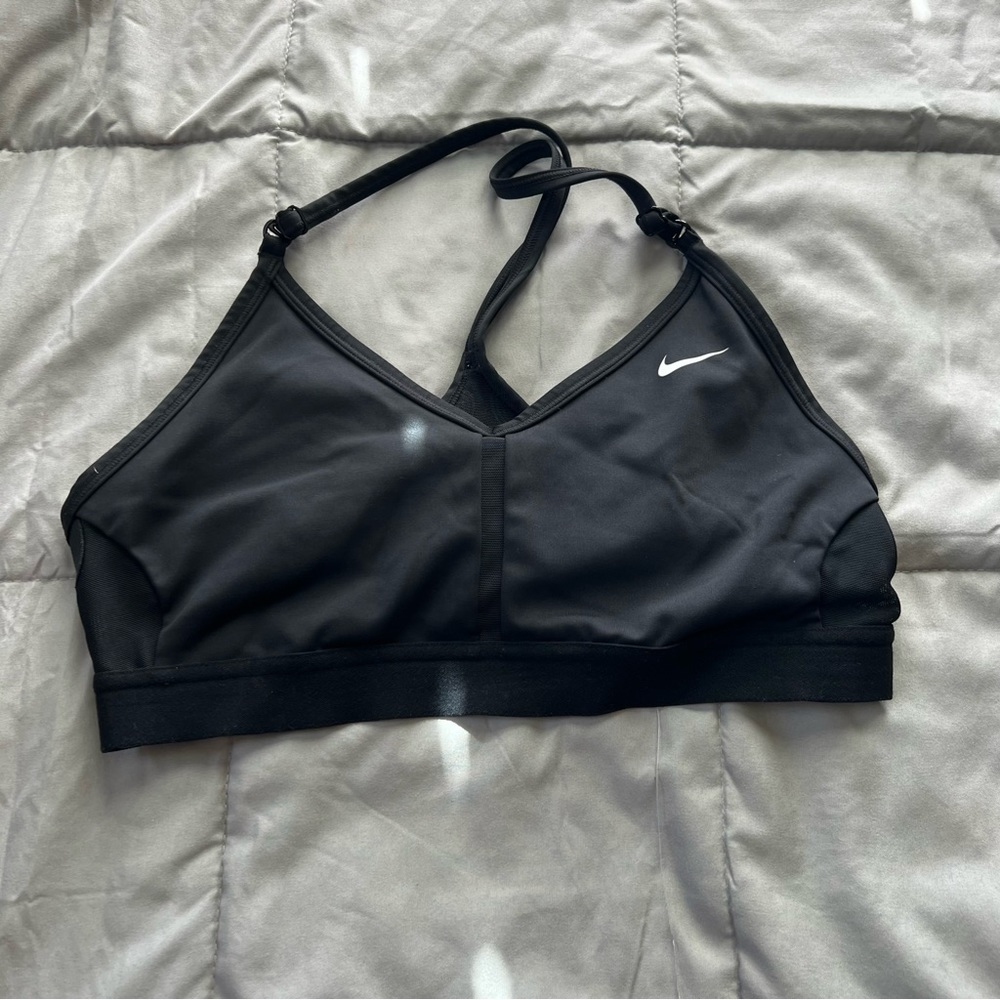 Nike, sports bra, medium, black
